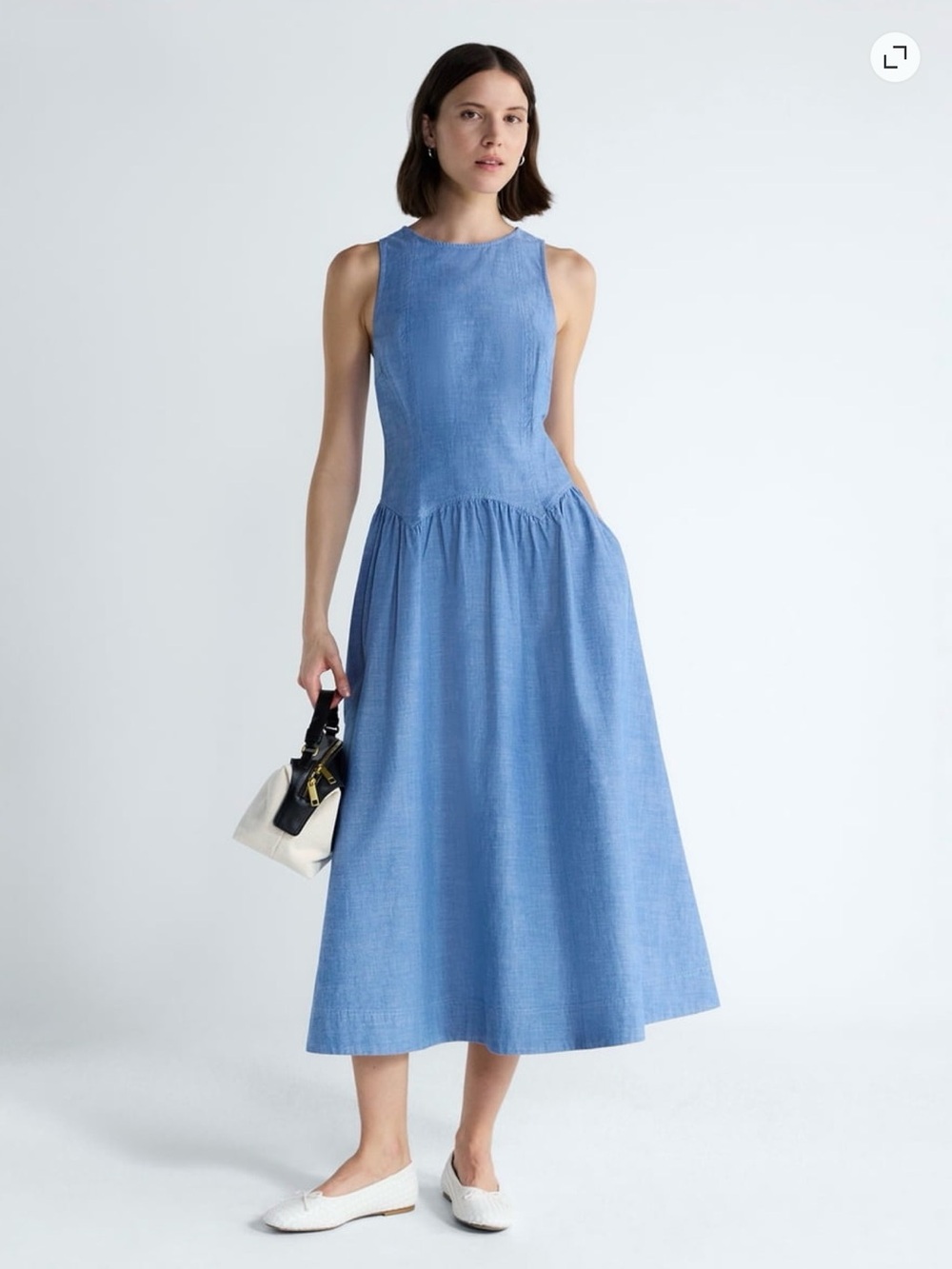 NWT Sleeveless Cotton Maxi Dress for Women from Free Assembly